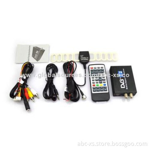 dvb-t2 car digital with double antenna set top box